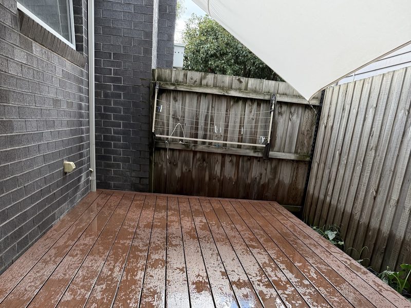 Timber deck built by MC Constructions, photographed by the customer